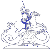 Lodge St. George Line Drawing